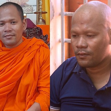 ព្រះតេជព្រះគុណ ថាច់ ចន្ទតារា ​ព្រះចៅ​អធិការ​វត្ត​ប្រជុំ​ពល​មង្គលបុរី ឬ​ហៅ​ថា វត្តទ្រនំសេក ដែល​អាជ្ញាធរ​វៀតណាម​ចាប់​ផ្សឹក និង​ឃុំ​ព្រះកាយ នៅ​ថ្ងៃ​ទី២៦ ខែមីនា ឆ្នាំ២០២៤។ រូប៖ CAND.COM.VN