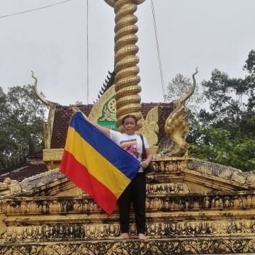 សកម្មជនស្ត្រីខ្មែរក្រោម លោកស្រី ថាច់ ធី វ៉ារី ។ រូបៈ ហ្វេសប៊ុក / ថាច់ ធី វ៉ារី សកម្មជនស្ត្រីខ្មែរក្រោម លោកស្រី ថាច់ ធី វ៉ារី ។ រូបៈ ហ្វេសប៊ុក / ថាច់ ធី វ៉ារី